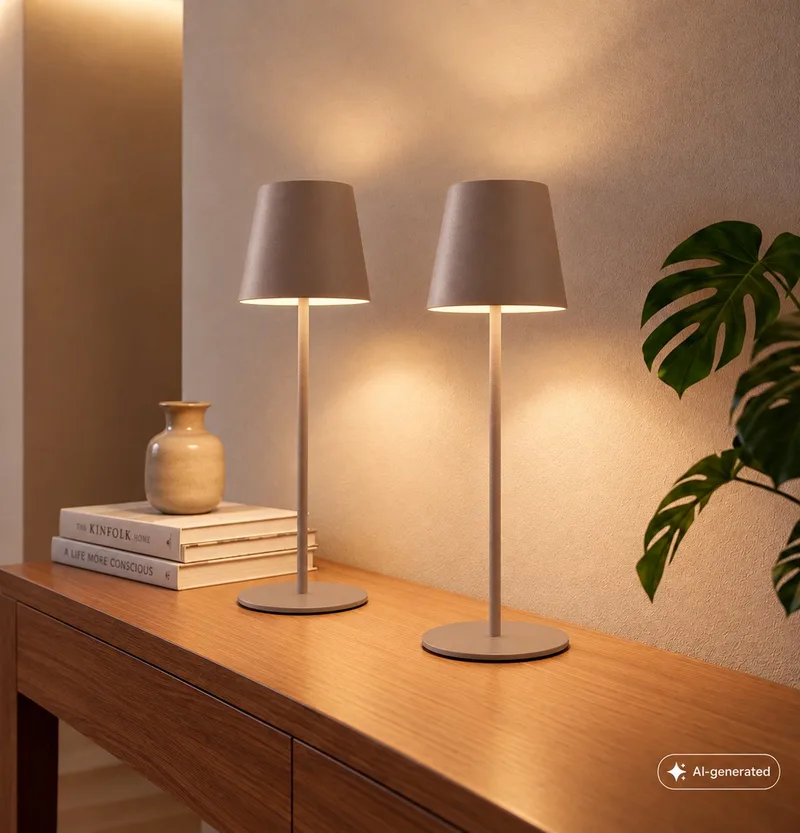 Leuchten LED Außen-Tischleuchte KIKI 7808022 von Briloner in Briun – Produktfoto