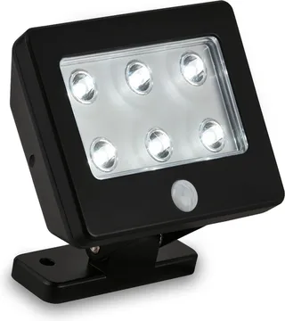 Kollig - LED Wandlamp oplaadbaar - op batterijen - met sensor - buitenverlichting met bewegingssensor - 12 cm - IP54 - 6.500K