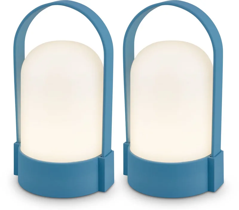 LED Außen-Tischleuchte ASA 7684020 från Briloner i Blå – produktbild