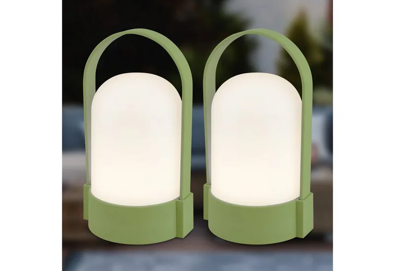 LED Außen-Tischleuchte ASA 7684029 från Briloner i Grön – produktbild