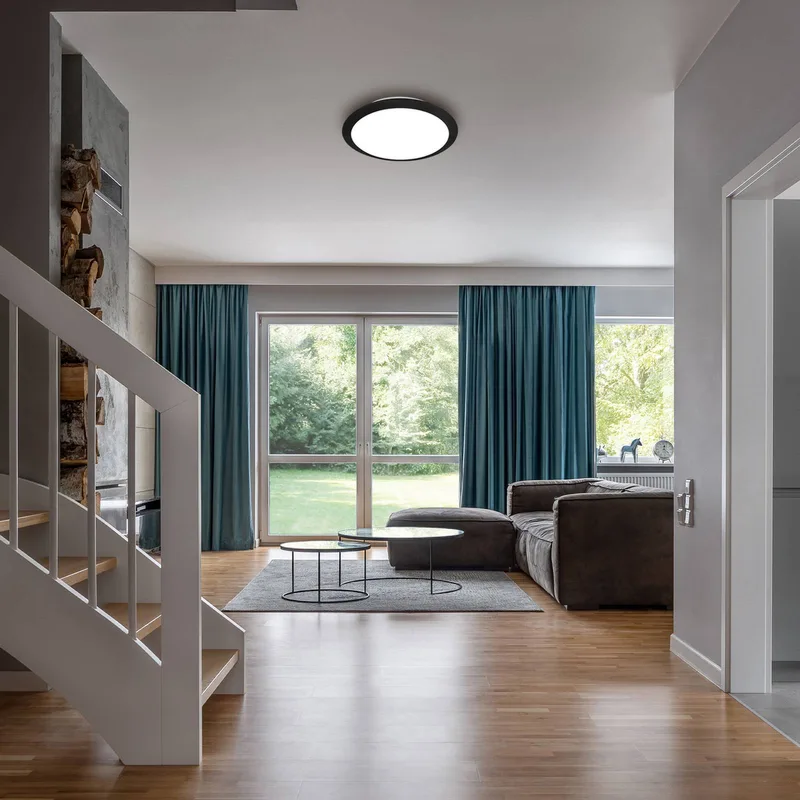LED-Außendeckenleuchte 3766015 IP44, schwarz von Briloner in Schwarz, Weiß – Produktfoto