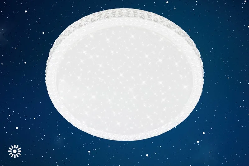 LED Deckenleuchte ASTRO, LED wechselbar, Neutralweiß, 26,5x7 cm, Schlafzimmer, Wohnzimmer, Flur, Büro van Briloner in Wit – productfoto