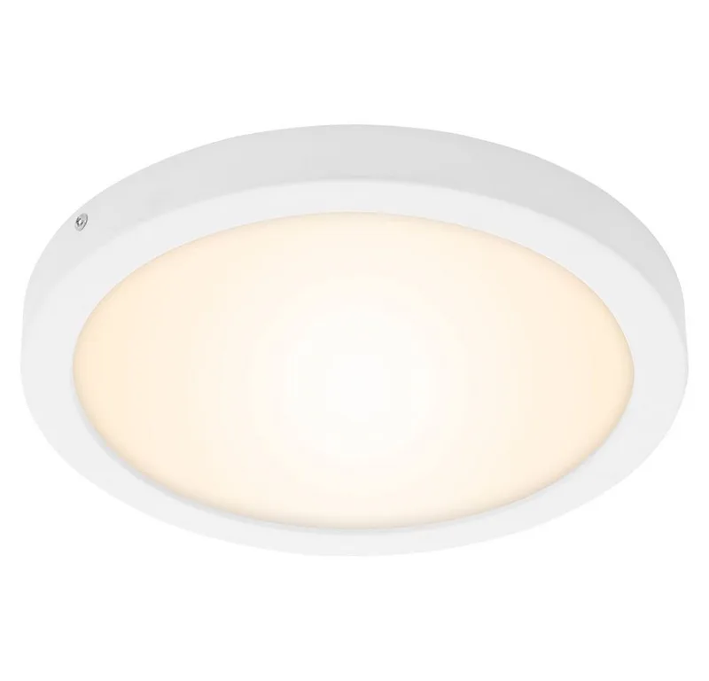 LED Deckenleuchte, LED-Leuchtmittel fest verbaut, Warmweiß, Deckenleuchte Aufbaulampe Schlafzimmerlampe LED de Briloner en Blanc – photo produit