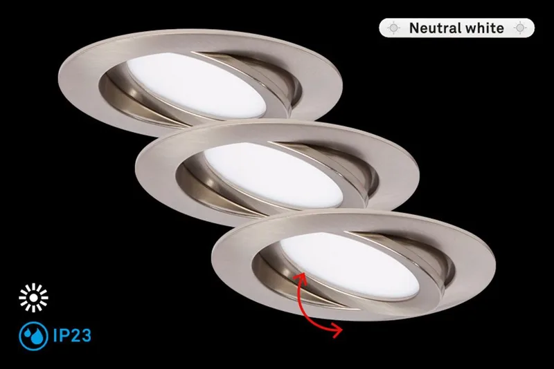 LED Einbauleuchte FLAT IN by Briloner – product photo