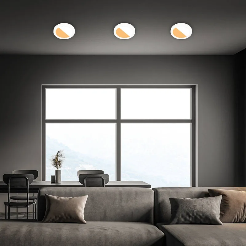 LED inbouwlamp 7609 3.000K/4.000K Ø 17 cm från Briloner i Vit – produktbild