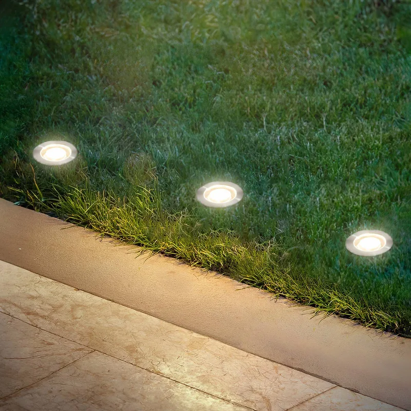 LED-inbyggnadsspot 3912032 IP67 12 V 3-delars startset Ø3 cm stål från Briloner i Roestvrij staal – produktbild