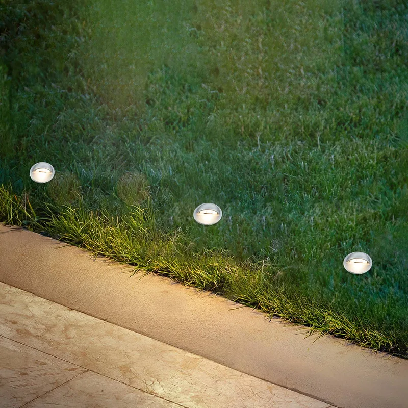 LED inbouwspot 3923034, IP65, 12 V, uitbreidingsset van 3 stuks, Ø 3,5 cm från Briloner i Mat chroom – produktbild
