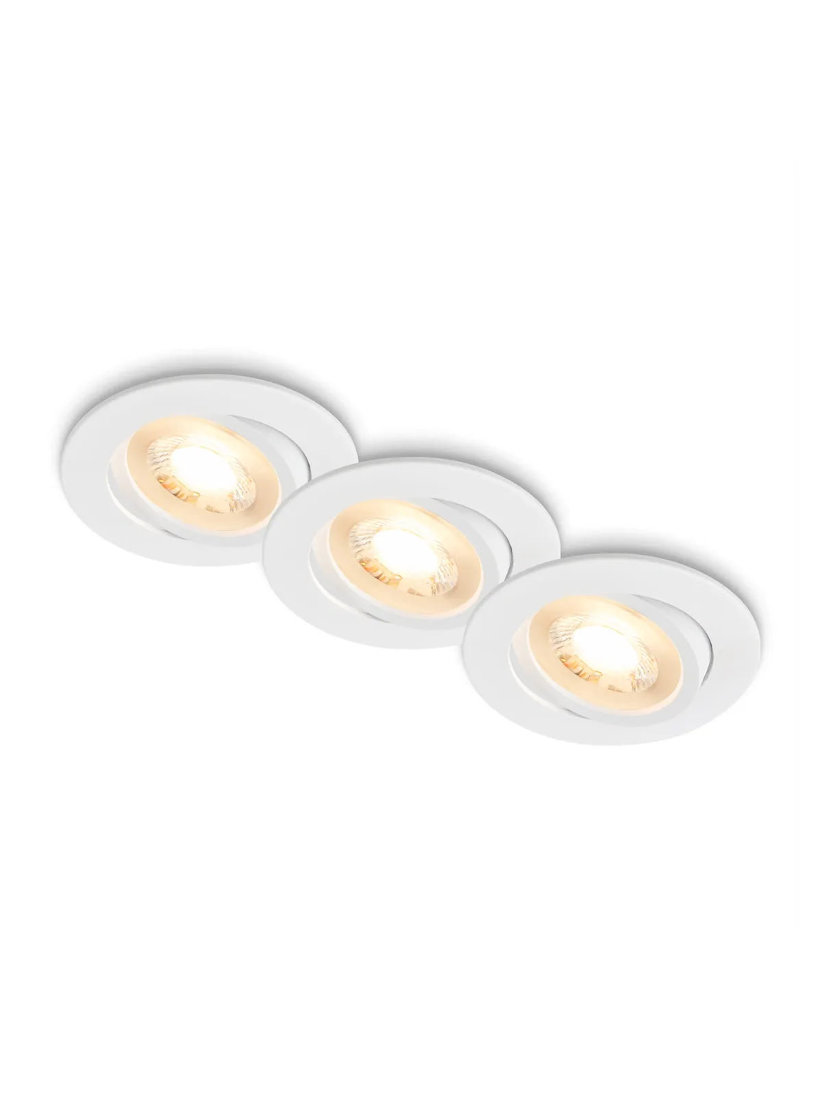 LED-inbouwspots (Set van 3 fra Briloner i Hvid – produktbillede