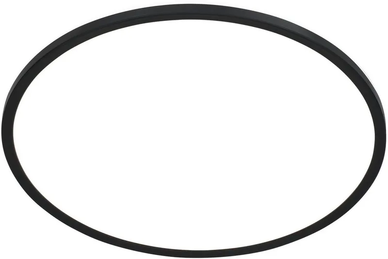 LED Panel 3428015 SLIM, LED fest integriert, Neutralweiß, Deckenlampe, 48x3cm, Schwarz, 30W, Wohnzimmer, Schlafzimmer, Küche de Briloner en Or – photo produit 1 sur 5