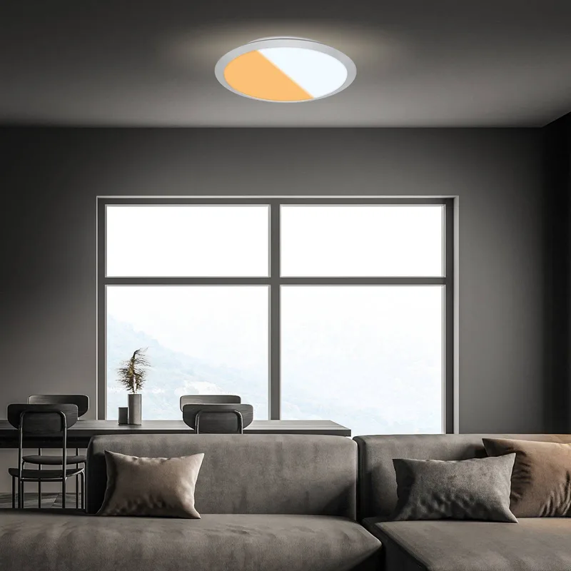 LED plafondlamp 3767014 CCT-Switch IP44 chroom mat de Briloner en Mat chroom, Blanc – photo produit