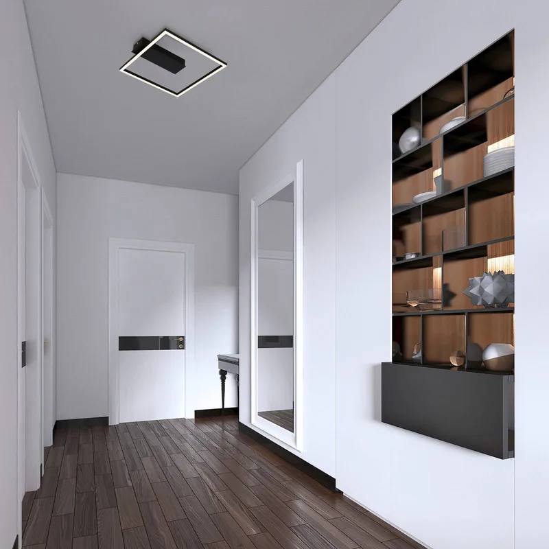 LED plafondlamp 3771 in framevorm de Briloner en Noir – photo produit