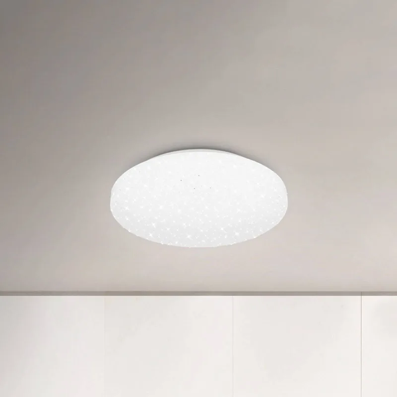 LED-loftslampe Case IP44 starry sky 840 Ø 28cm fra Briloner i Hvid – produktbillede