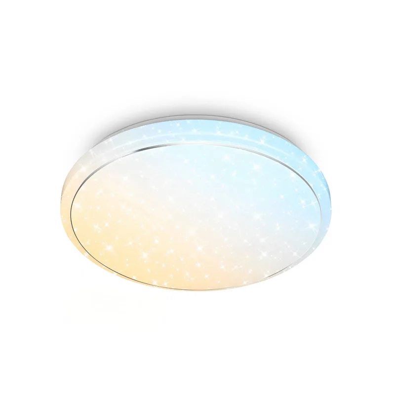 LED plafondlamp Star, wit, sterrendecor, CCT, dimbaar de Briloner en Wit mat – photo produit