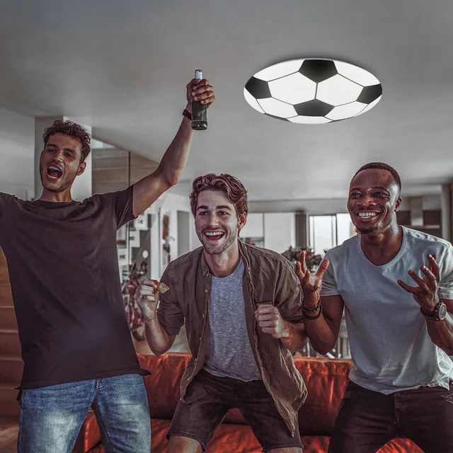 Briloner 3997016 SOCCER Plafonnier LED LED 12 W de Briloner en Zwart voetball – photo produit 4 sur 5