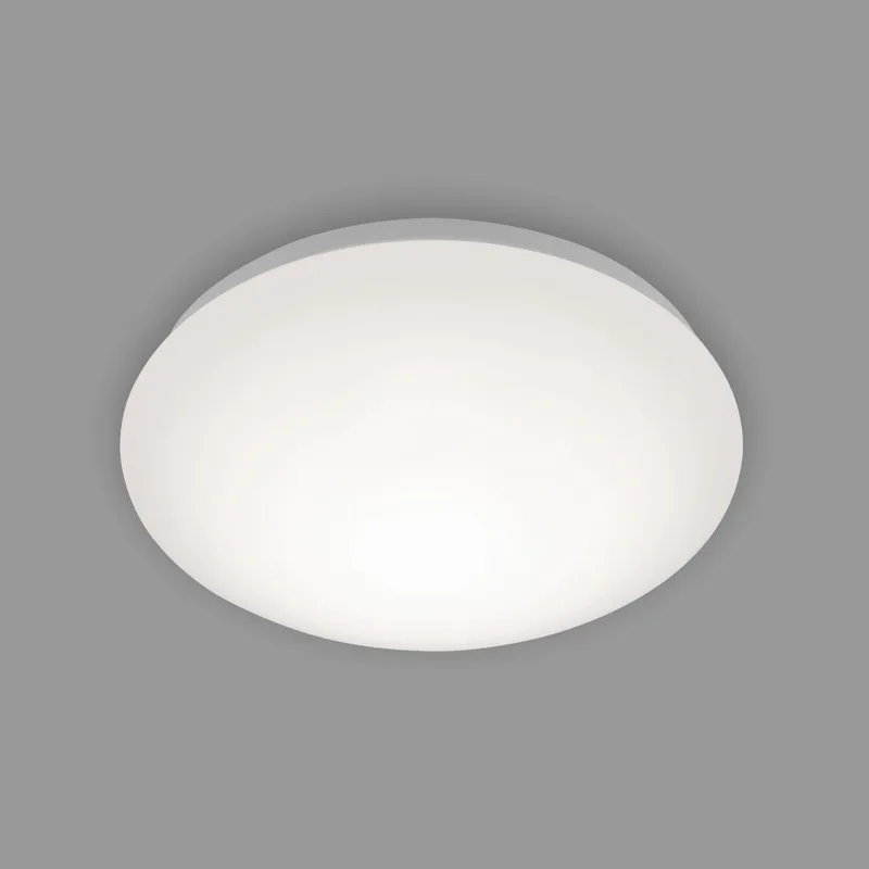 LED Plafonniére - plafondlamp - met warm wit licht 3.000K - 1.200Lm - 12W - wit - Ø28 cm från Briloner i Vit – produktbild