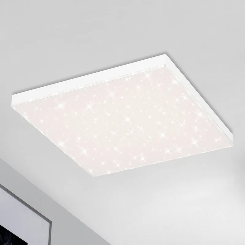 LED sterrenhemel Frameless CCT, 45x45cm de Briloner en Blanc – photo produit