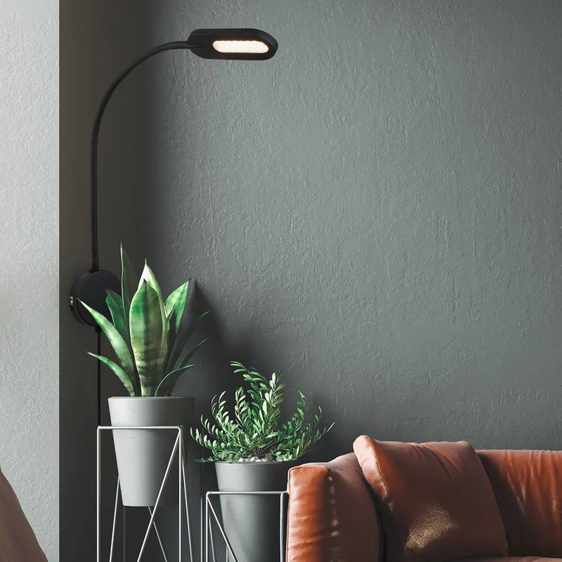 LED wandlamp 2177015 met dimmer de Briloner en Noir – photo produit