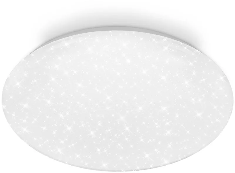 Lumenia - Dimbaar Plafondlamp - 4000K neutraal licht - plafonniere met sterrenhemel - Ø38cm från Briloner i Vit – produktbild