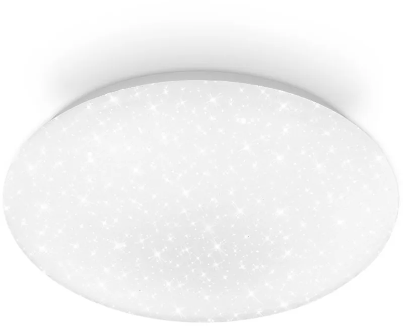 Lumenia - Dimbaar Plafondlamp - 4000K neutraal licht - plafonniere met sterrenhemel - Ø28cm van Briloner in Wit – productfoto