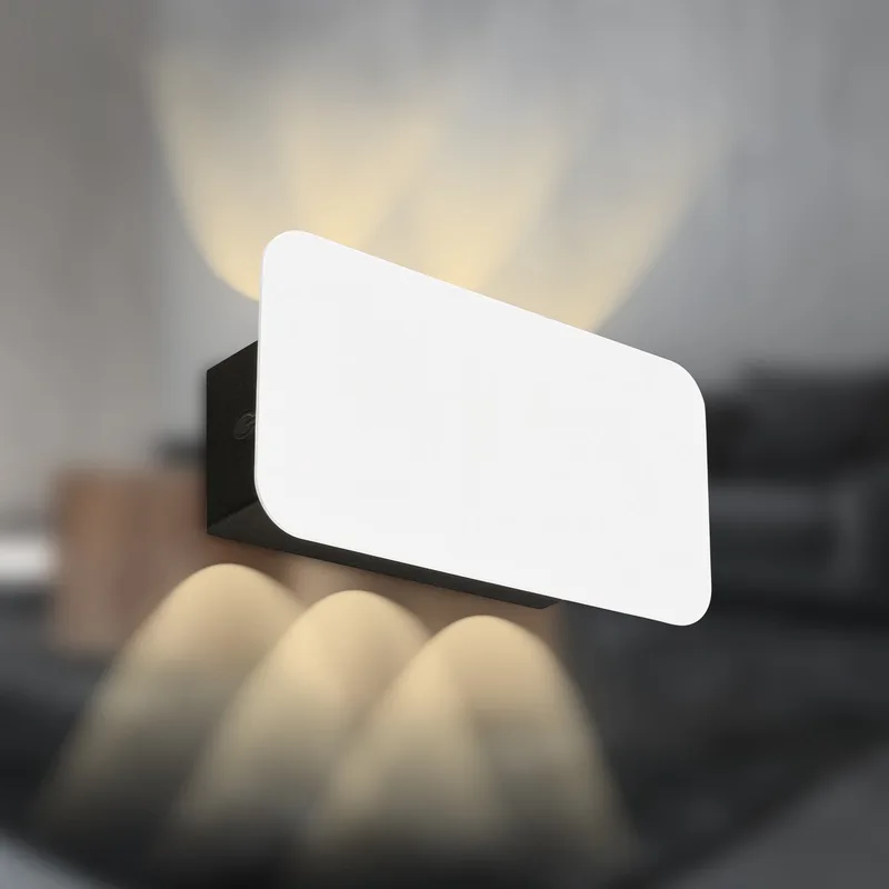 Oplaadbare Wandlamp - buitenverlichting - met oplaadbare batterij - dimbaar - up-& down - IP54 by Briloner in White – product photo