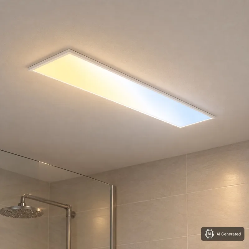 Piatto 7767016 LED-panel 24 W Varmhvid, Dagslyshvid Hvid fra Briloner i Hvid – produktbillede