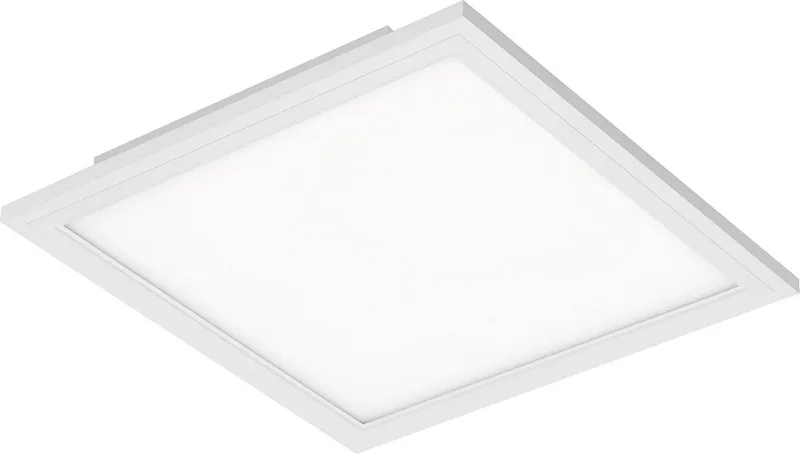 PIATTO - Plafonnière - plafondlamp met bewegingssensor - ultraflat - LED lamp 12W - 1.300 Lumen - daglichtsensor - vierkant - 29,5 cm från Briloner i Vit – produktbild