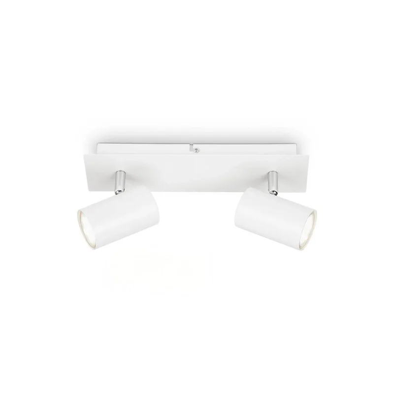 Plafondlamp Isil A, 2-lamps, metaal, draaibaar by Briloner in White – product photo