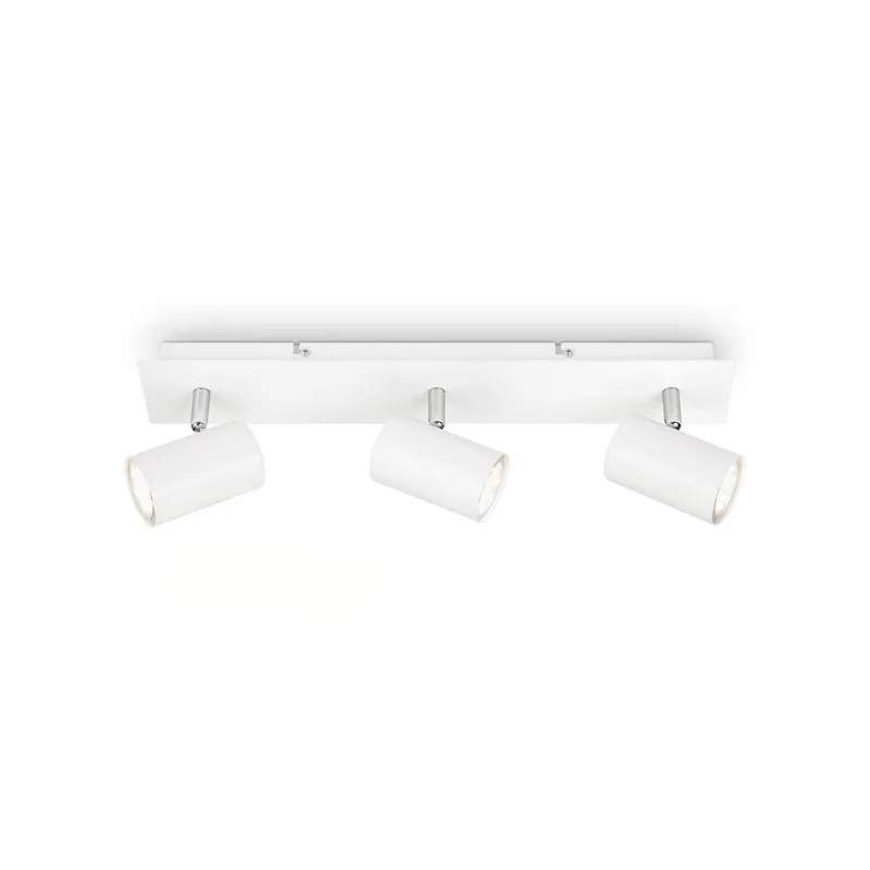 Plafondlamp Isil A, 3-lamps, metaal, draaibaar by Briloner in White – product photo