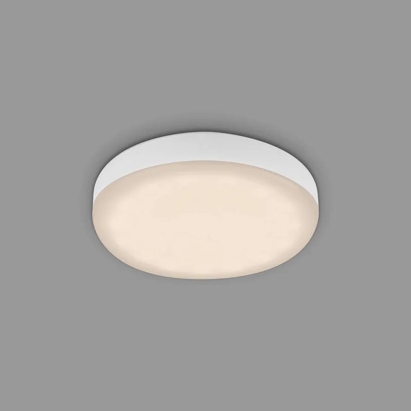 Plat LED inbouwspot, Ø 7,5 cm, 3.000K från Briloner i Vit – produktbild