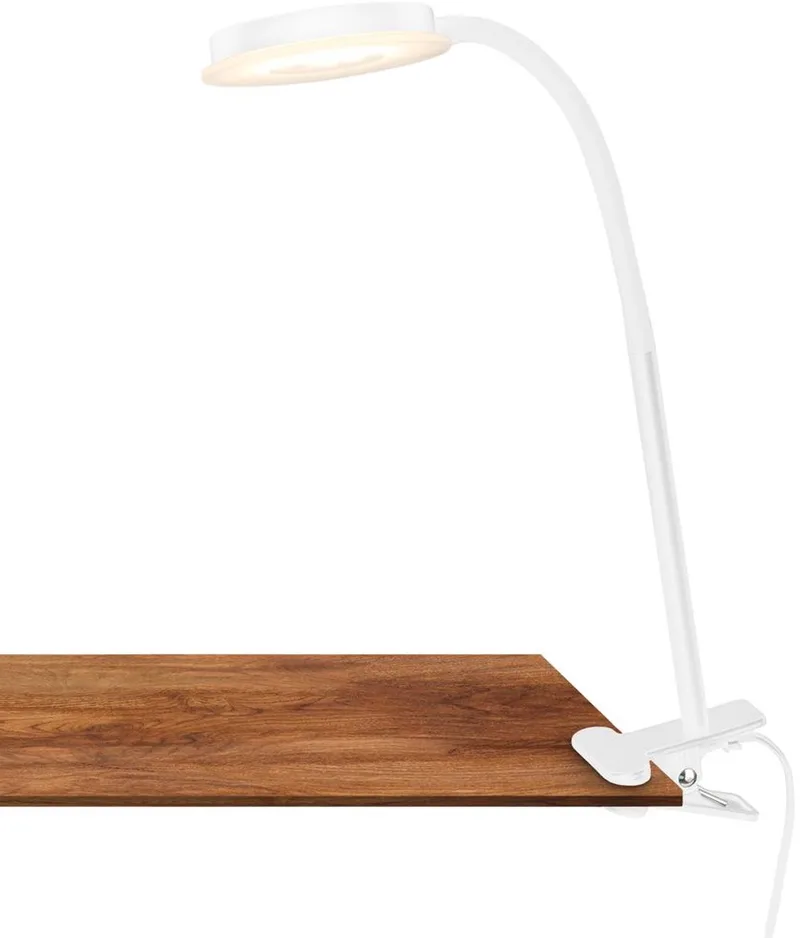 PLEGG 2195016 Klemmelampe LED (RGB) LED 3.2 W EEK: F (A - G) Hvid fra Briloner i Hvid – produktbillede