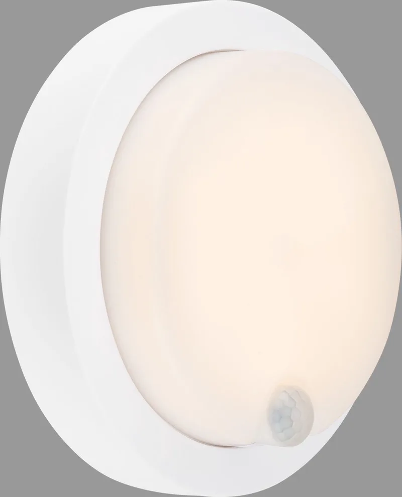 Pula - Wandlamp Oplaadbaar - buitenverlichting - buitenlamp met bewegingssensor - met akku - USB-C - 4W von Briloner in Weiß – Produktfoto