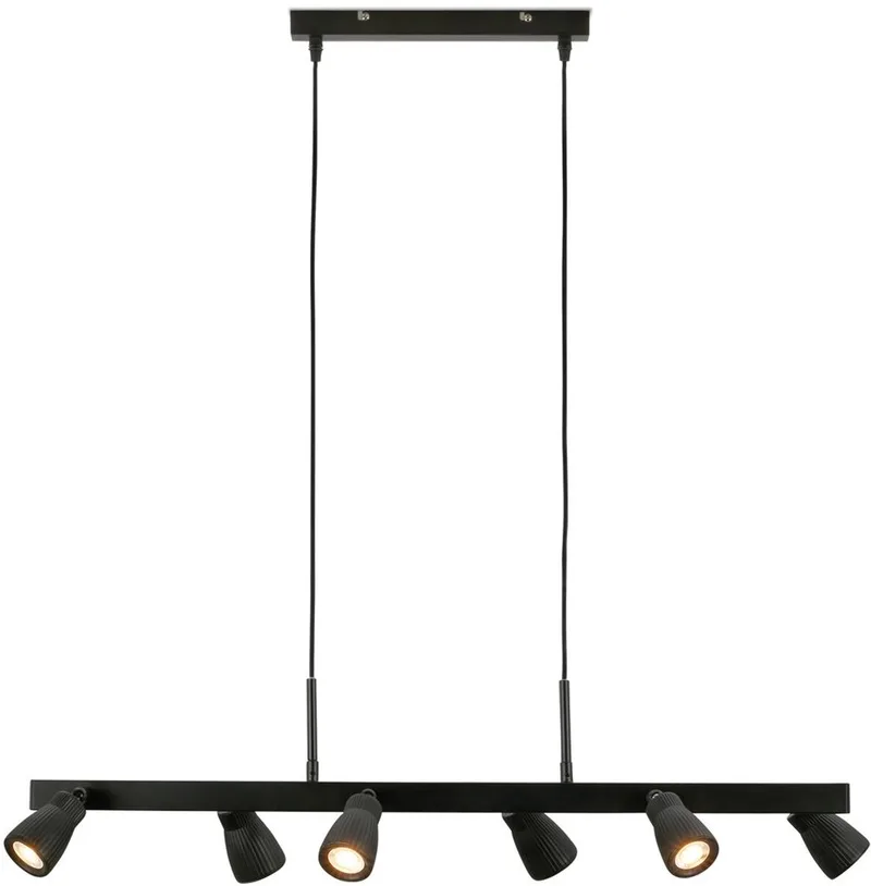 Riff - Hanglamp eetkamer - draaibaar en kantelbaar - incl. verlichting - woonkamer | slaapkamer | eetkamer lamp von Briloner in Schwarz – Produktfoto