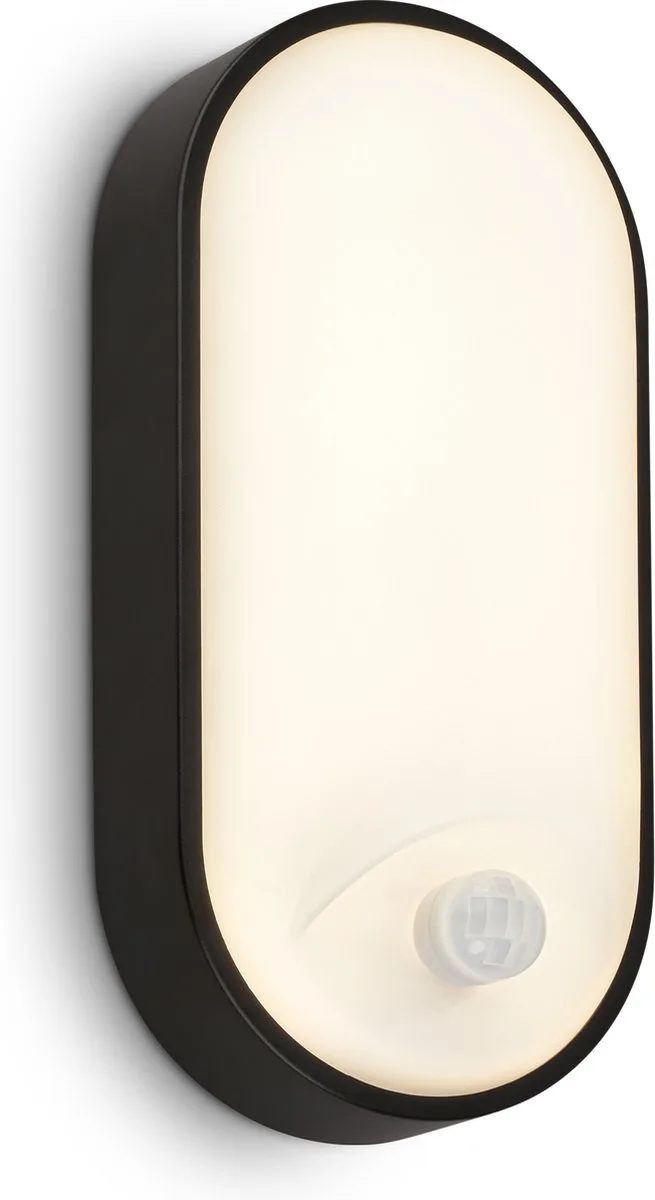 RUCH 3830015 Applique avec détecteur de mouvement LED CEE: F (A - G) 12 W LED noir de Briloner en Noir – photo produit