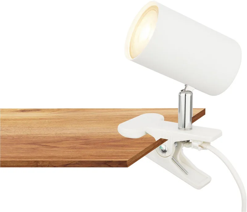 KLEM 2766016 Spot à pince GU10 9 W blanc de Briloner – photo produit