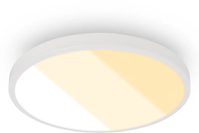 Shine - CTS Plafondlamp voor badkamer - badkamerverlichting - IP44 - 2700K/3000K/4000K - wit - Ø24cm de Briloner en Wt – photo produit