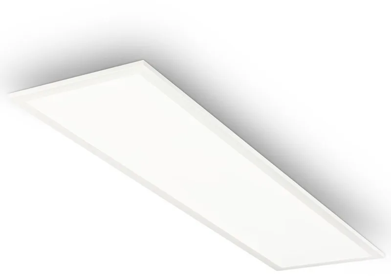 Simple - LED Plafondlamp - badkamerverlichting - badkamer lamp met neutral wit licht - 22W - 100cm - wit van Briloner in Wit – productfoto
