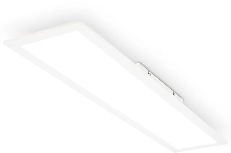 Simple - LED Plafondlamp - badkamerverlichting - badkamer lamp met neutral wit licht - 25W - 78cm - wit från Briloner i Vit – produktbild