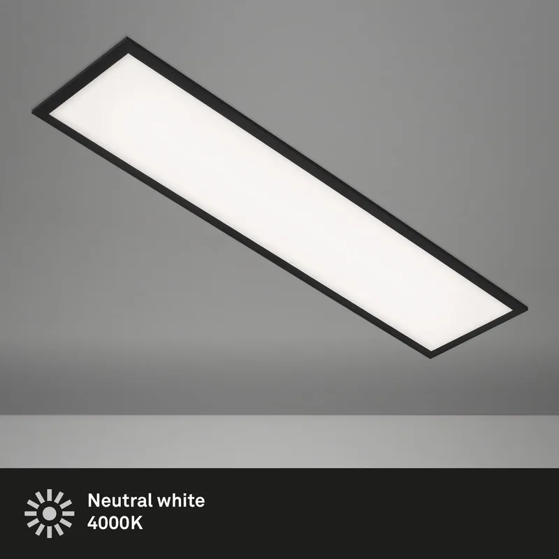 Simple 7067015 LED-Panel 22 W Neutralweiß Schwarz von Briloner in Schwarz – Produktfoto