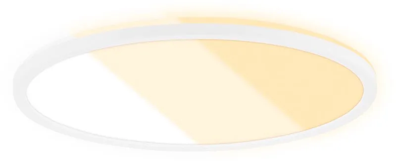Slim - CCT Plafondlamp led - plafoniere met afstandsbediening - warm wit licht & koel wit licht - dimbaar - 22W - 42cm - wit från Briloner i Vit – produktbild