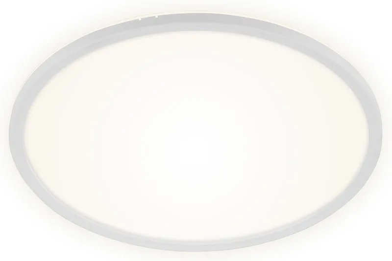 Slim - CCT Plafondlamp led - plafoniere met afstandsbediening - warm wit licht & koel wit licht - dimbaar - 22W - 42cm - wit von Briloner in Weiß – Produktfoto