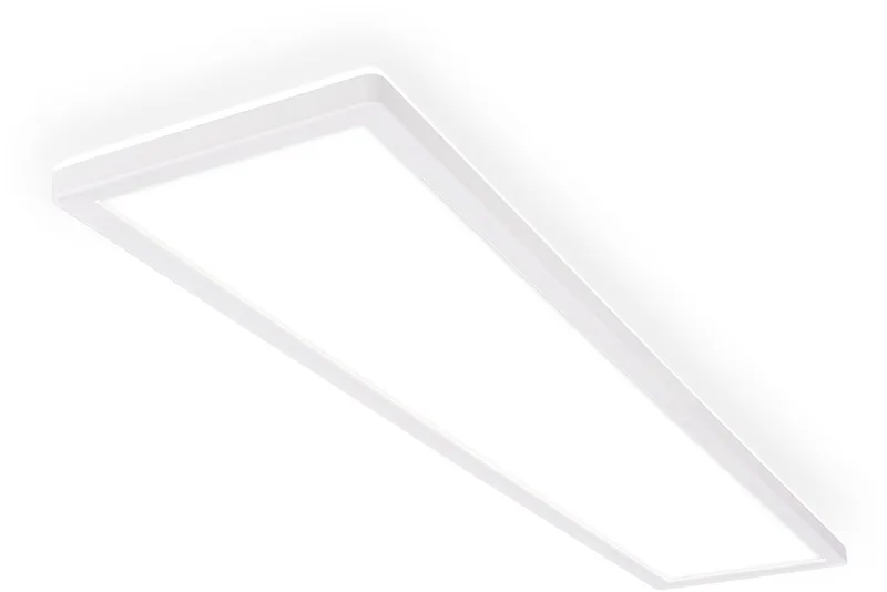 Slim - Plafondlamp dimbaar - neutral licht - led paneel - keuken lamp met backlight-effect - 98cm de Briloner en Blanc – photo produit