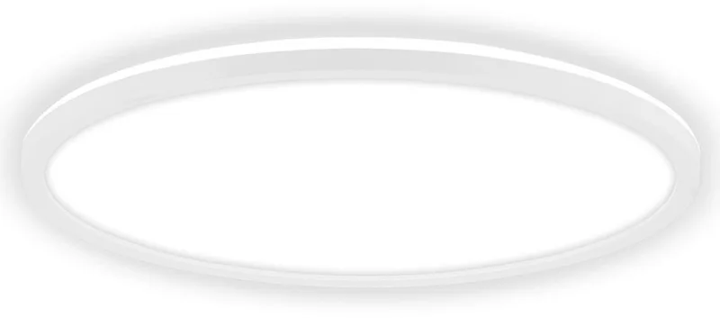 Slim - Plafondlamp - dimbaar plafonniére - 4.000K - geheugenfunctie - achtergrondverlichting - Ø42cm de Briloner en Blanc – photo produit