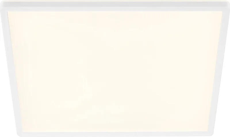 LED-loftslampe Slank, kantet 42 x 42 cm fra Briloner i Hvid – produktbillede