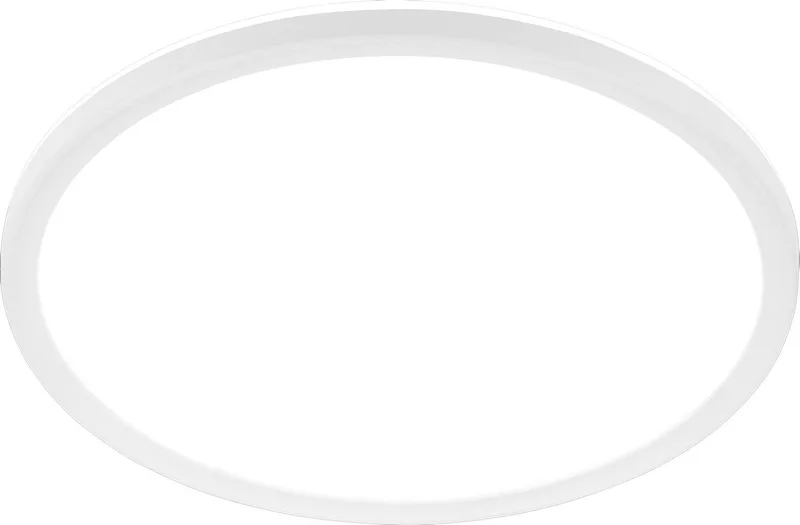 SLIM - Plafondlamp - rond - led plafonniére - met achtergrondverlichting - 22W - Ø42cm fra Briloner i Hvid – produktbillede