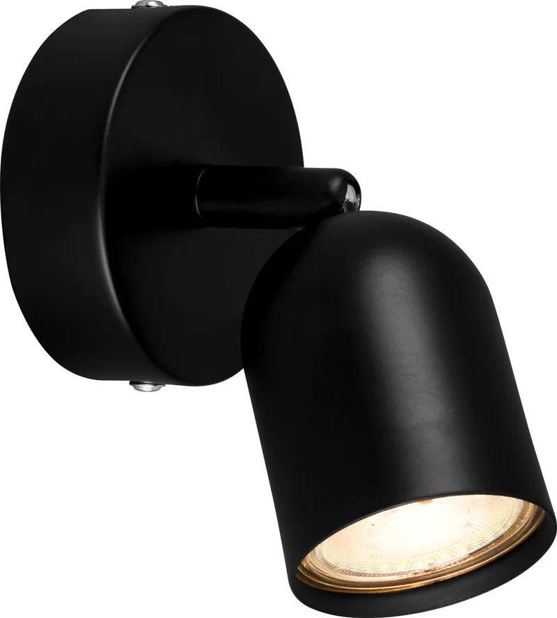 Spot BRILONER, draaibaar, max. 9 Watt, GU10, 8 cm by Briloner in Black – product photo