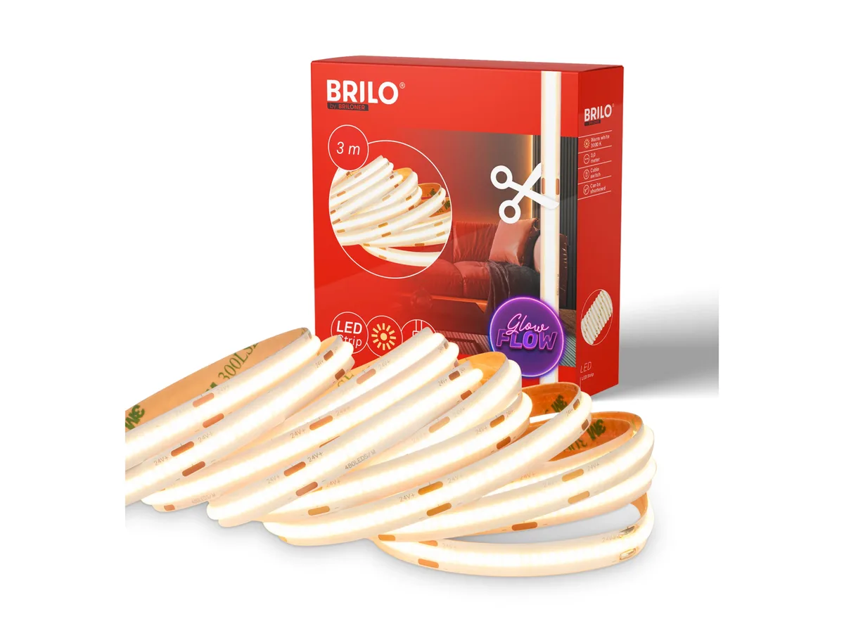 Stripe COB LED Flexband 3m (warmweiß) fra Briloner – produktbillede