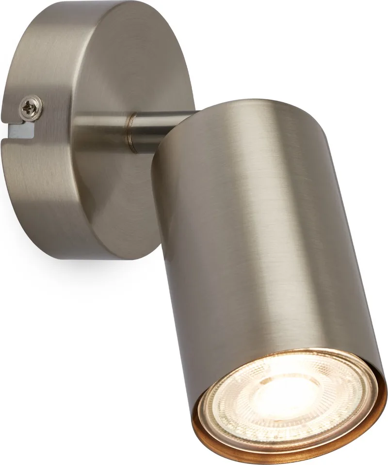 TIB 2172012 Applique GU10 9 W LED argent de Briloner en Mat nikkel – photo produit