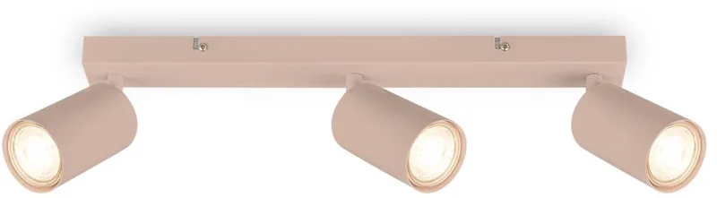 Tib - Opbouwspot - draaibaar plafondspots - GU10 fitting - woonkamer lamp - 44 x 8.5 cm fra Briloner i Beige – produktbillede