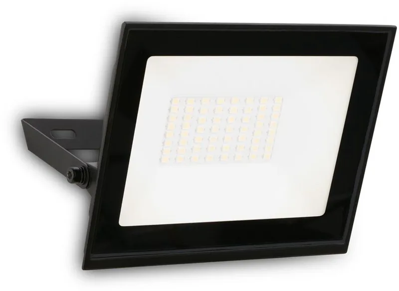 Varo - LED Schijnwerper - voor buiten - IP65 - neutral wit licht - buitenverlichting - floodlight - 30W - 14 x 3 x 17 cm by Briloner in Black – product photo