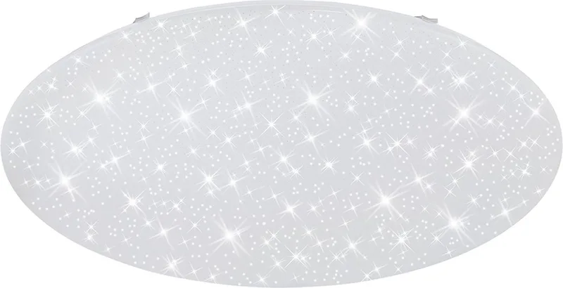 VERB - LED Plafondlamp - incl. afstandsbediening - CCT kleurtemperatuurregeling - dimbaar via afstandsbediening - nachtlichtfunctie - IP20 - 25.000 branduren - Ø76 x 12,5 cm fra Briloner i Hvid – produktbillede